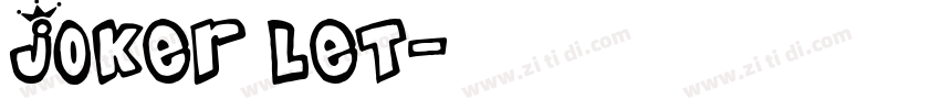 JOKER LET字体转换